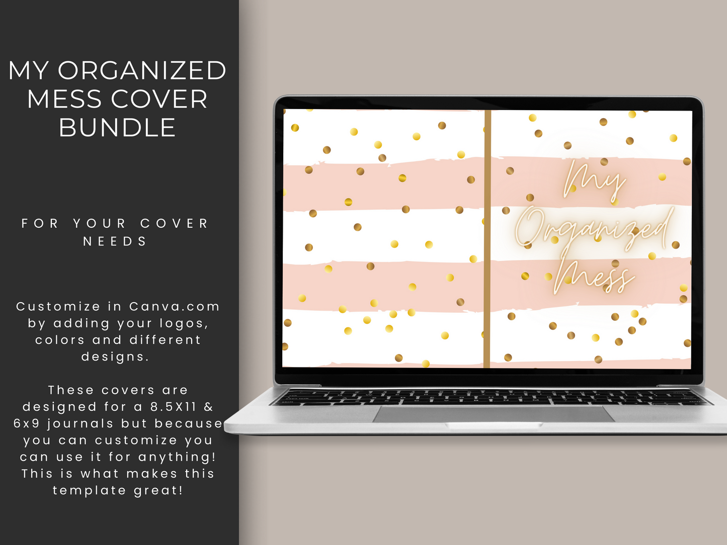 My Organized Mess Cover Bundle, KDP Book Covers