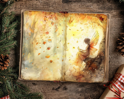 Autumn Fairies Mini Paper Kit for Junk Journals